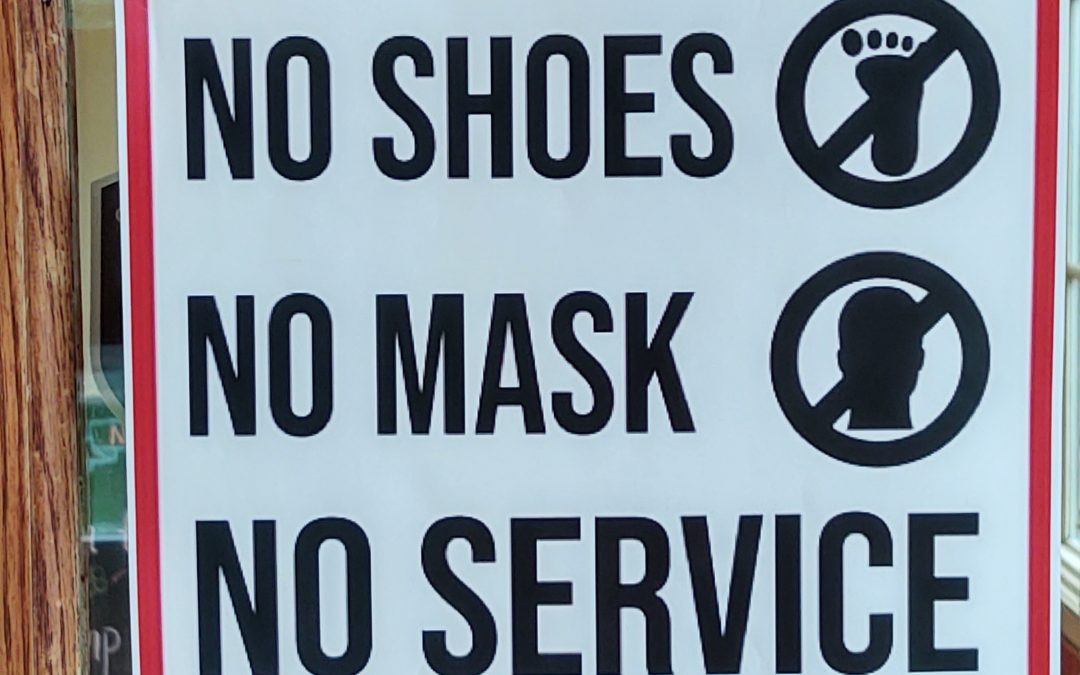 no mask no service